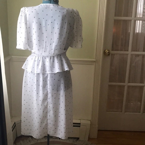 Vintage Sheer Dot Dress💙 - Picture 2 of 6